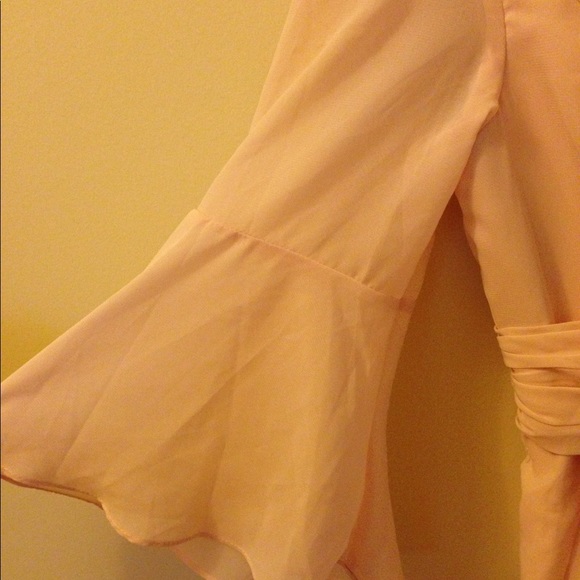 🌺pearl pink color,chiffon dress 🌺 - Picture 3 of 4